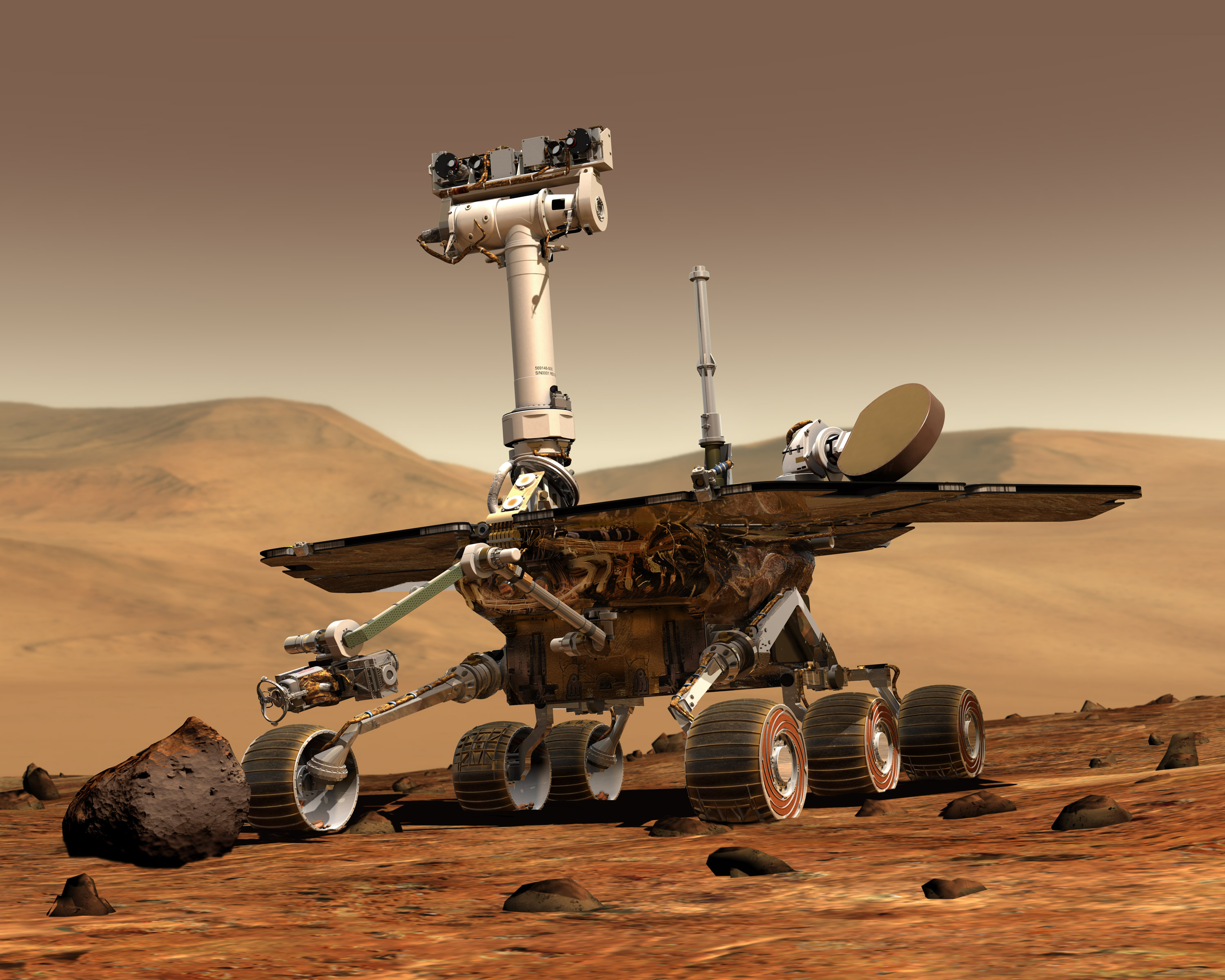 NASA Mars Rover stock image