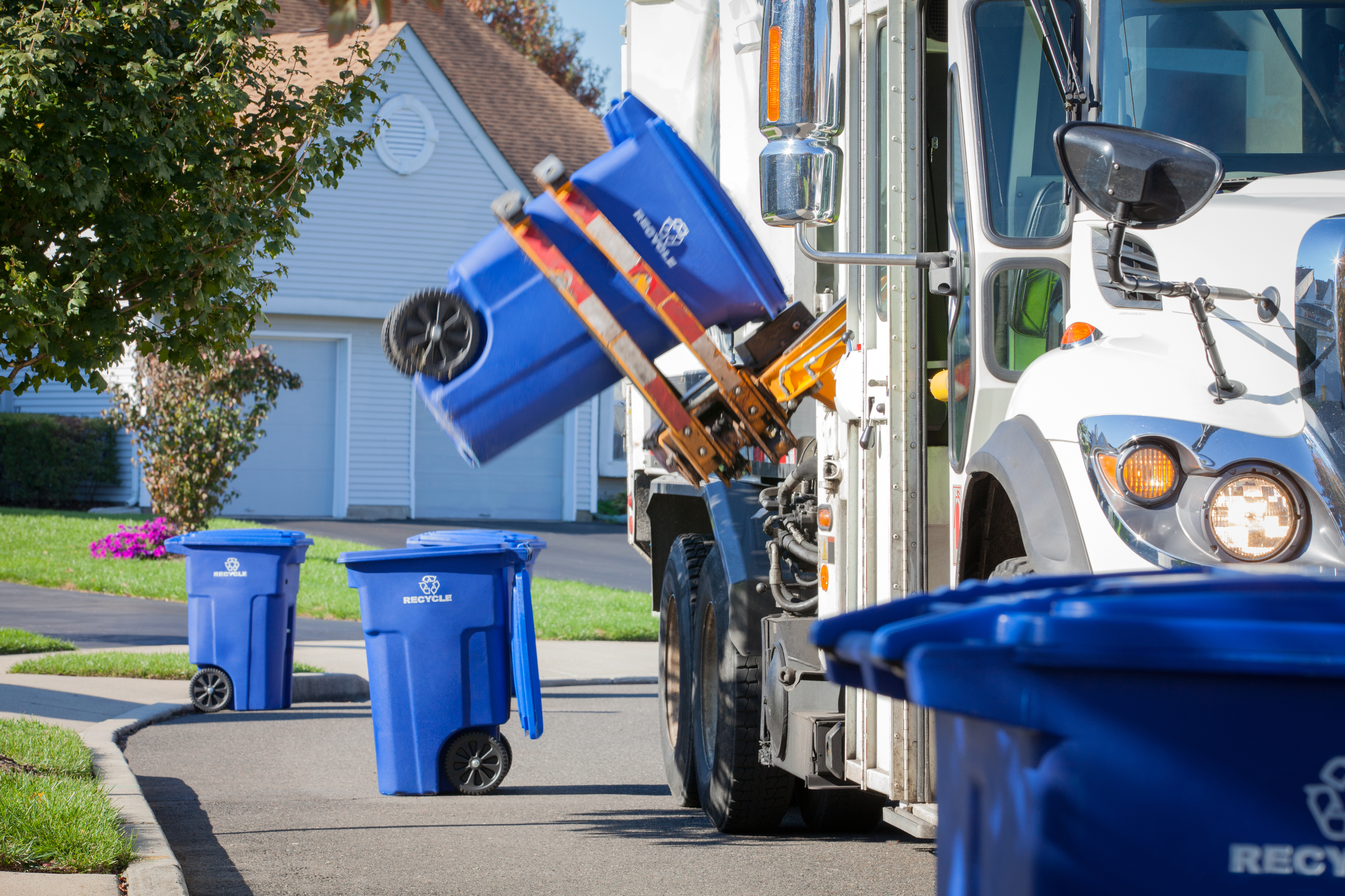 Recycling Bin stock image