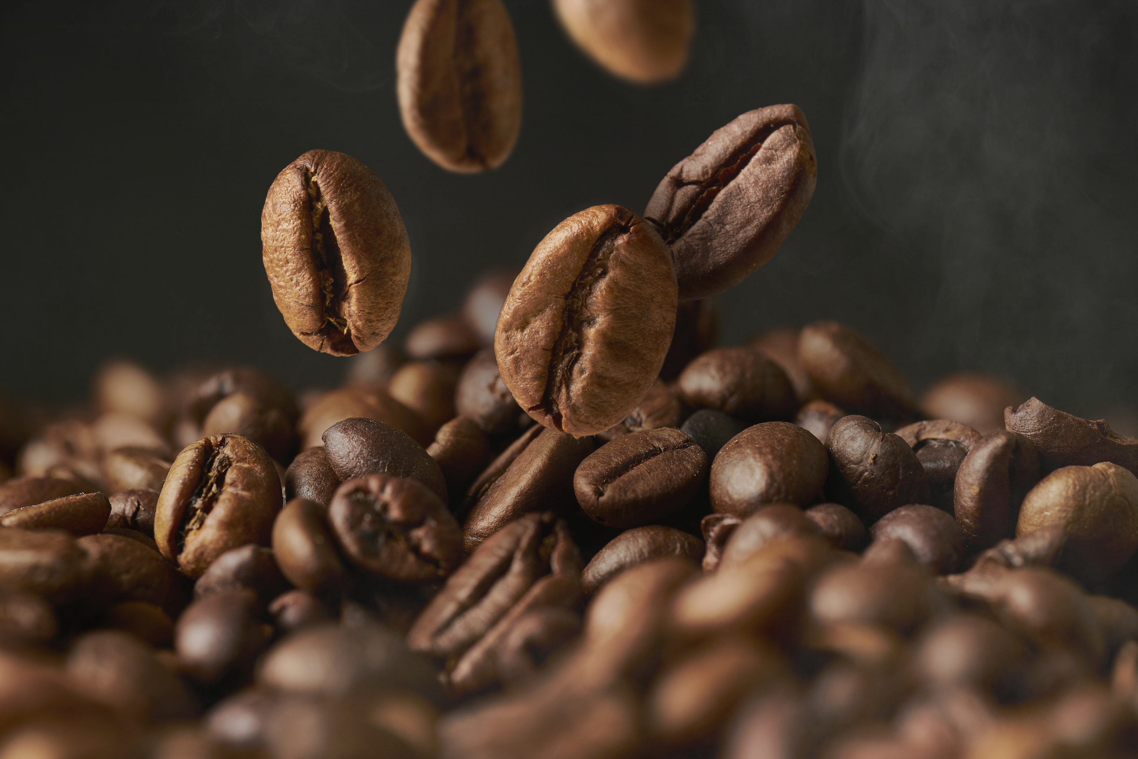 Coffee beans stock image