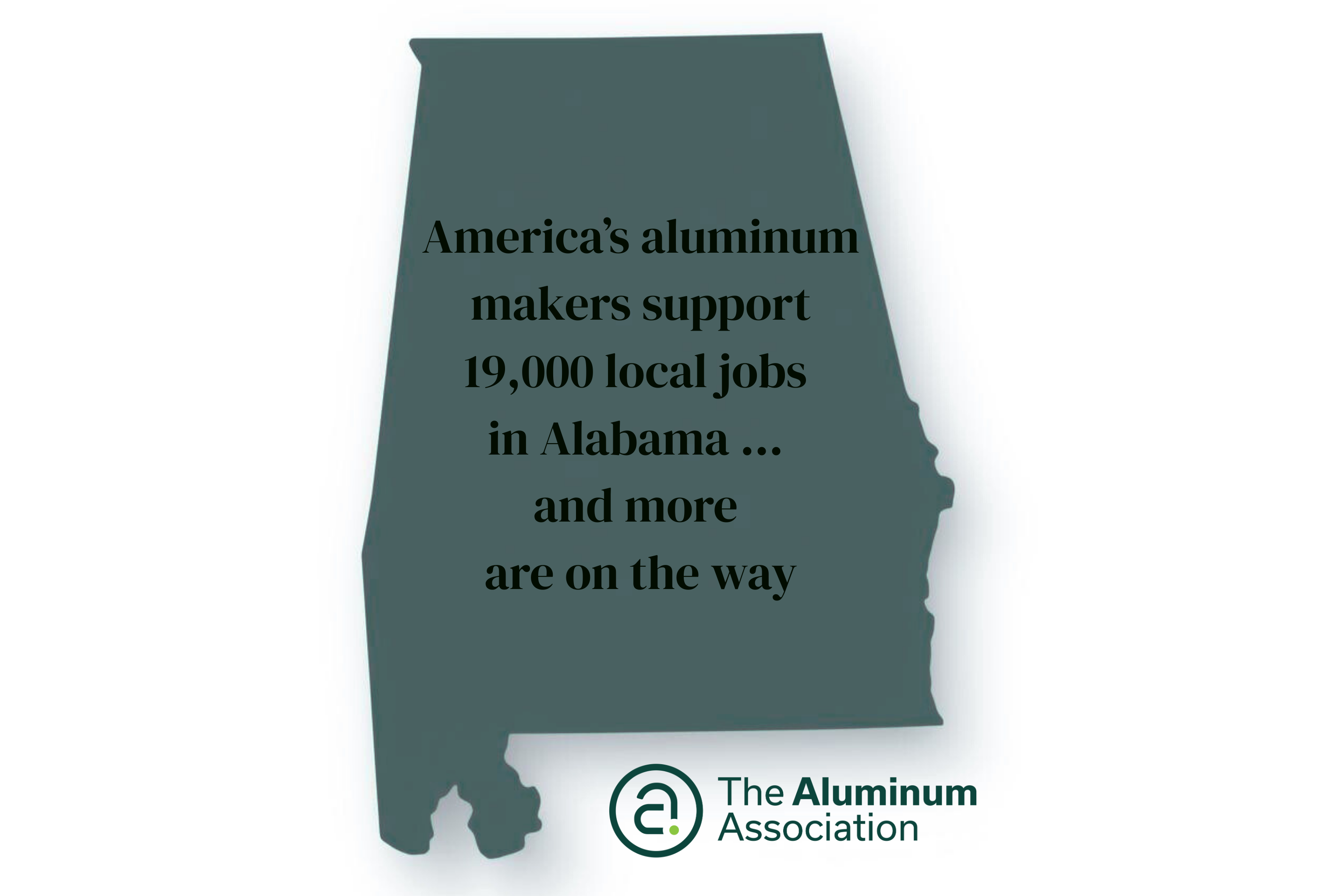 Alabama aluminum state jobs fact