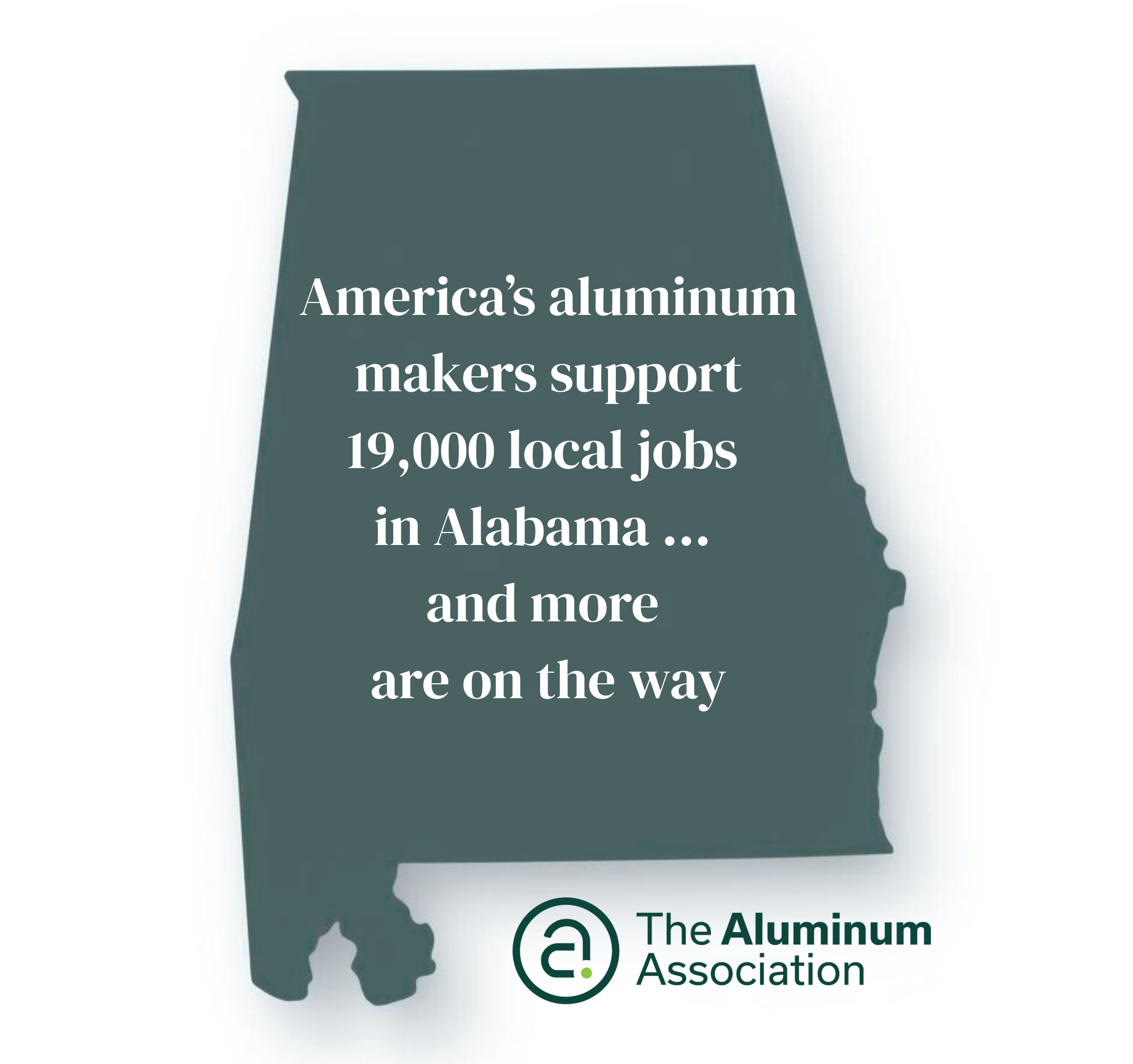 Alabama aluminum state jobs fact