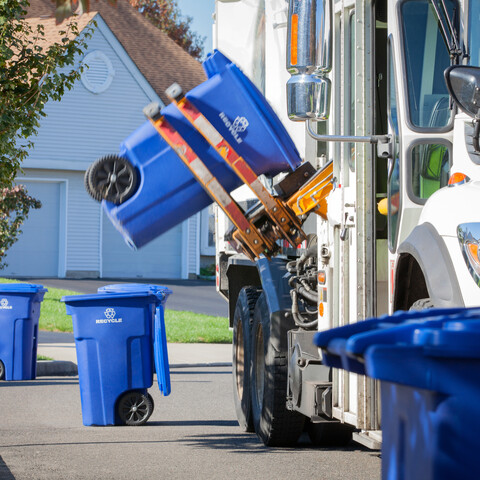 Recycling Bin stock image